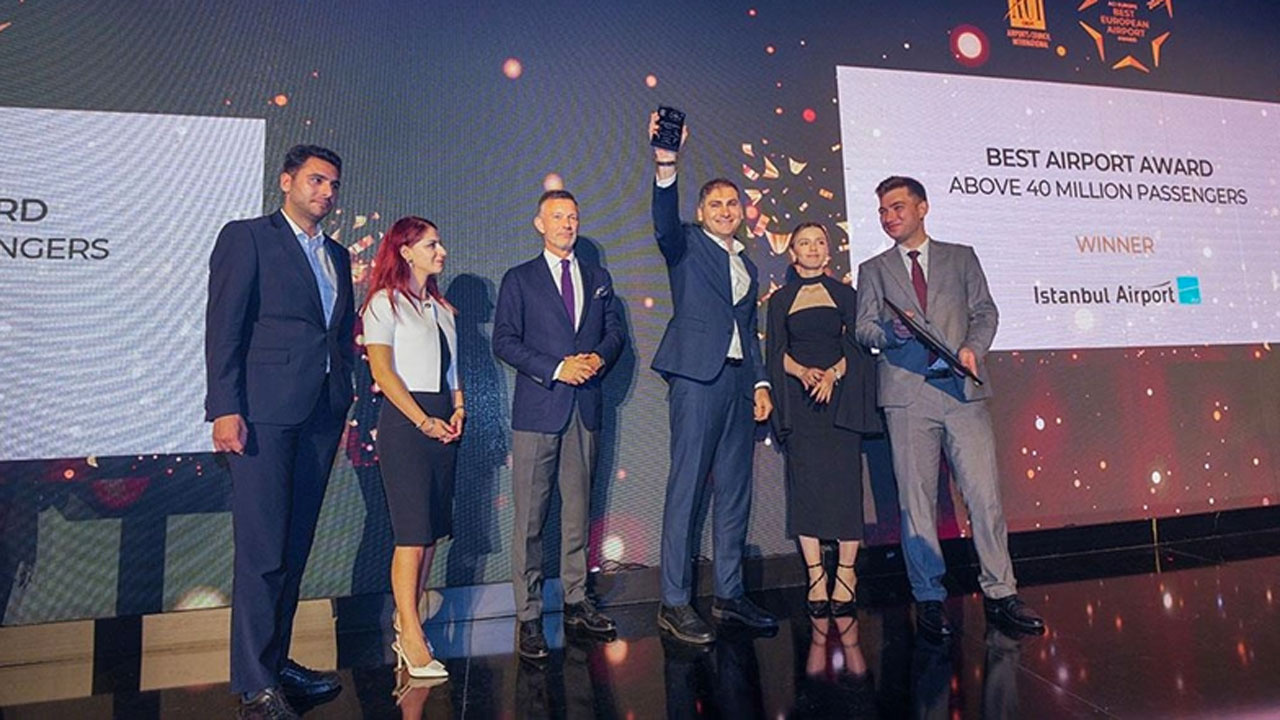 İstanbul Havalimanı 'Avrupa'nın En İyi Havalimanı' ödülünü aldı