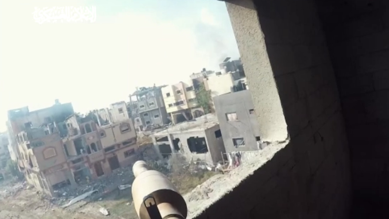 Kassam Tugayları, İsrail ordusuna karşı düzenledikleri saldırı görüntülerini yayınladı