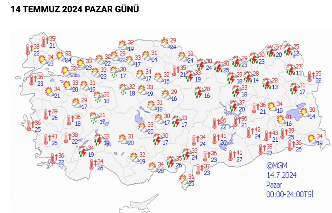 Öğleden sonraya dikkat! Meteoroloji saat verip 13 ili uyardı