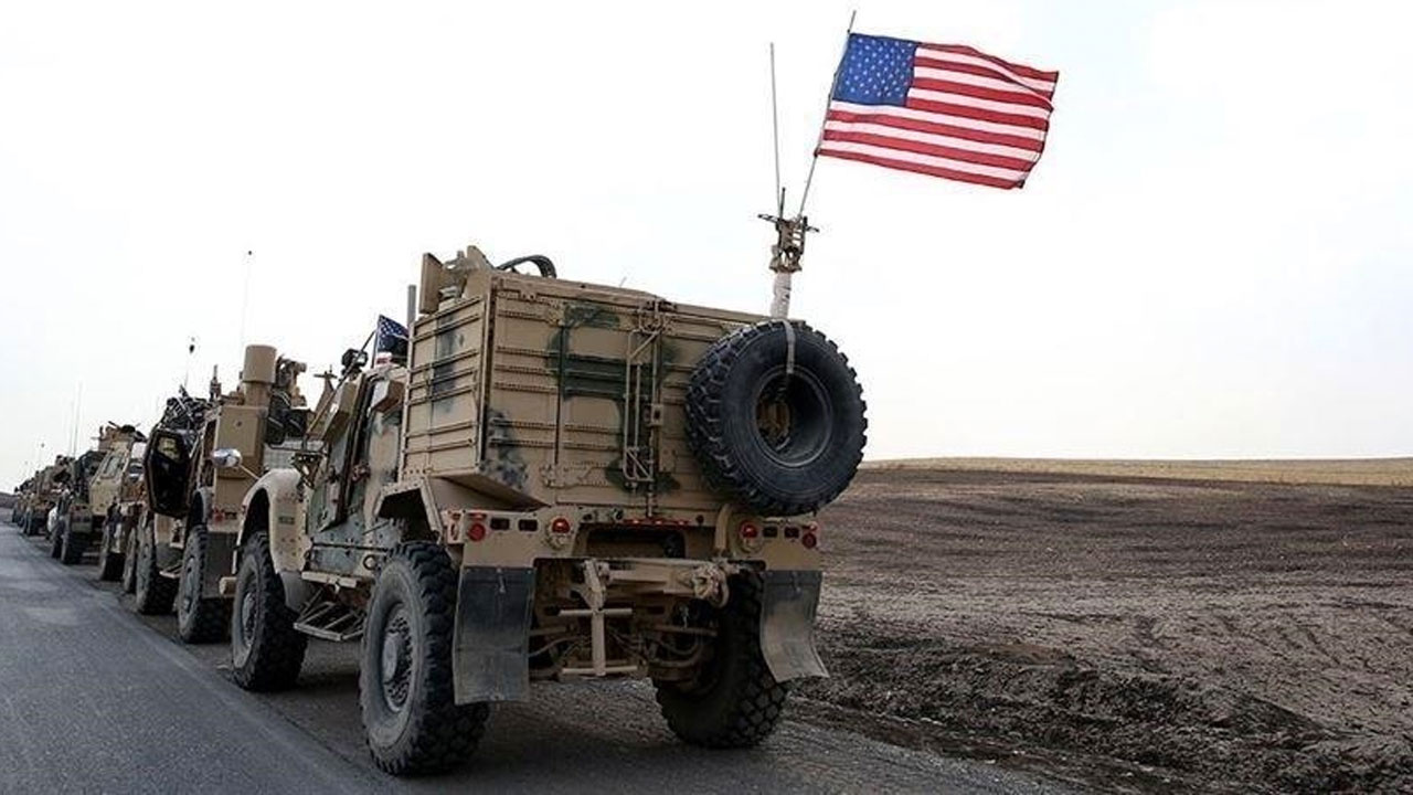 ABD ordusu Suriye'deki üssüne takviye gönderdi! 40 araçlık konvoy