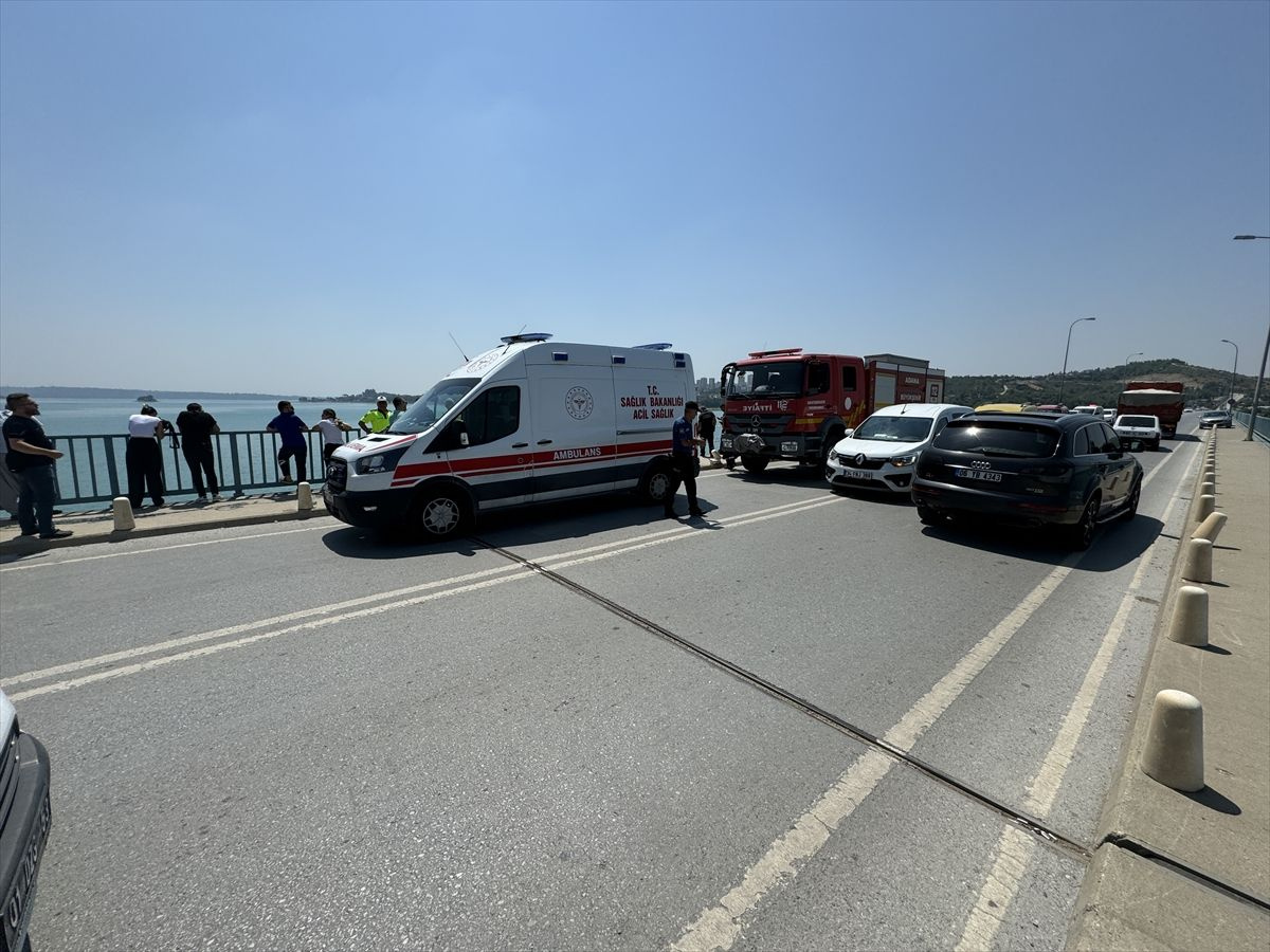 Adana'da bir otomobil köprüden baraj gölüne düştü! 4 kişi aranıyor