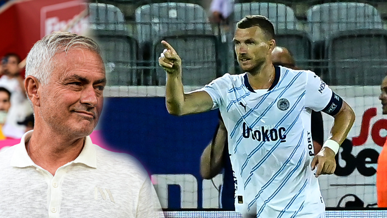 Lugano maçının yıldızı Edin Dzeko, Mourinho için konuştu: Büyük bir karakter