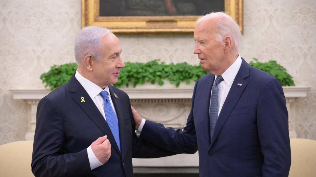 Biden, Beyaz Saray'da Netanyahu'yu ağırladı