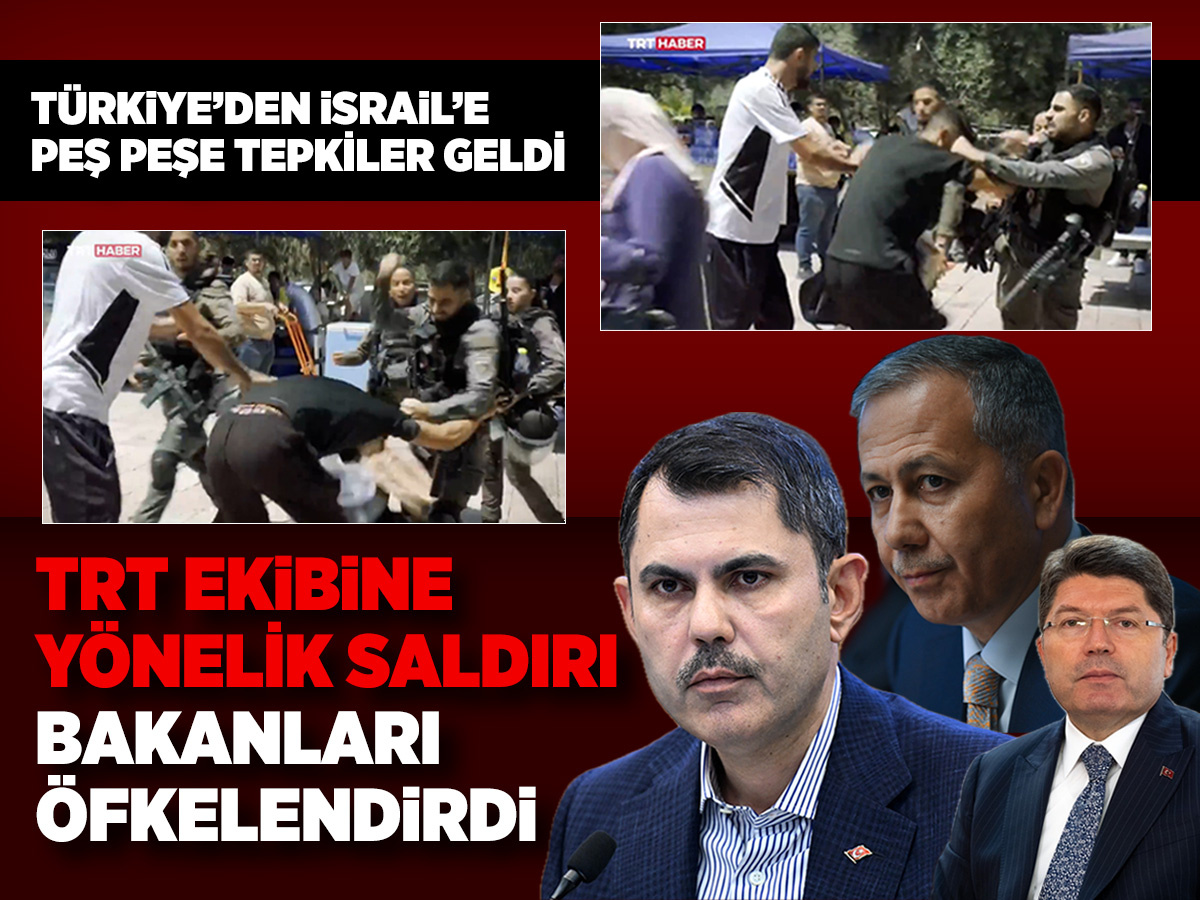 İsrail güçleri, TRT ekibine saldırdı, kameraman yaralandı! Türkiye'den peş peşe tepkiler geldi