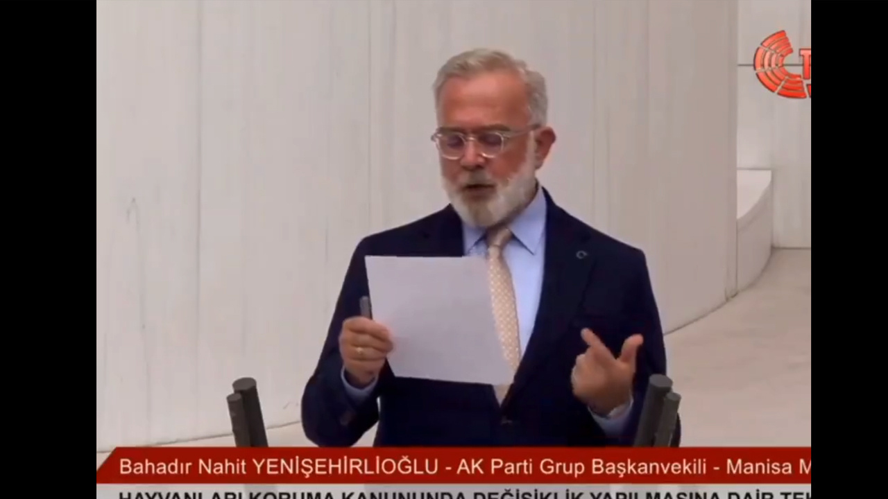 AK Partili Yenişehirlioğlu, konuşmasında 'Sahipsiz köpekler' sözleriyle muhalefet sıralarını gösterdi