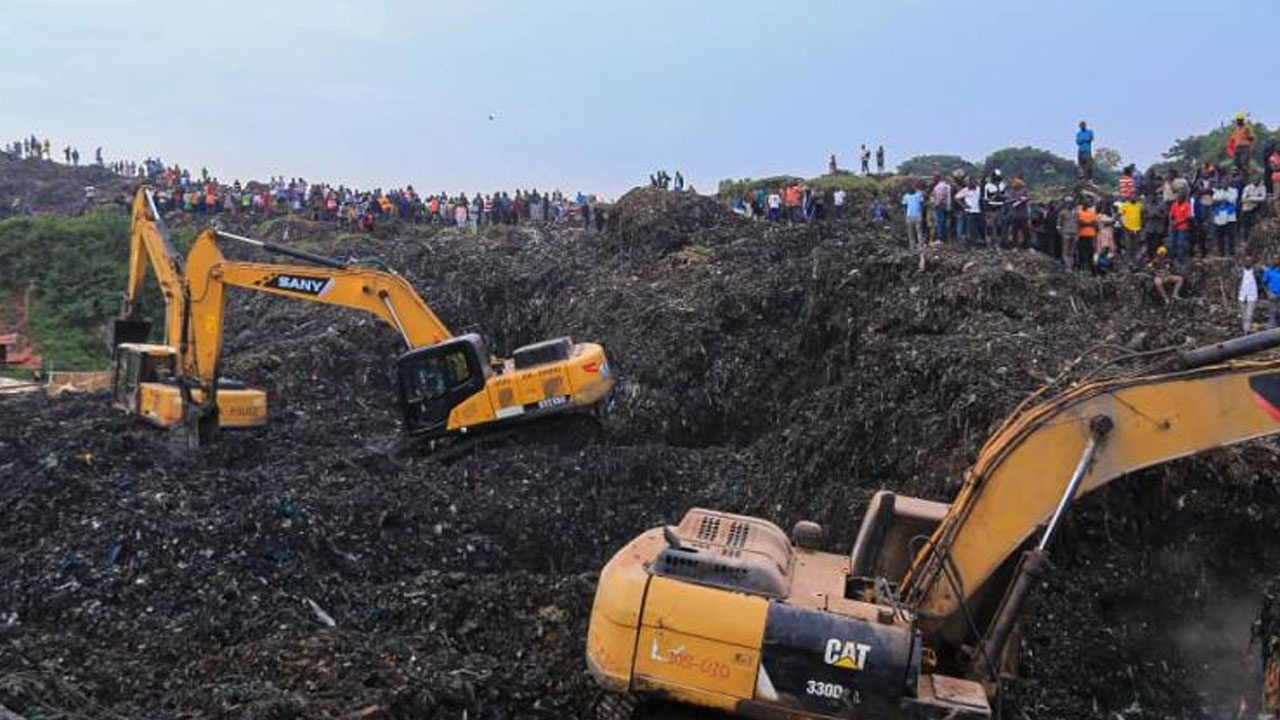 Uganda'daki çöp toplama alanının çökmesi sonucu ölenlerin sayısı 34'e yükseldi