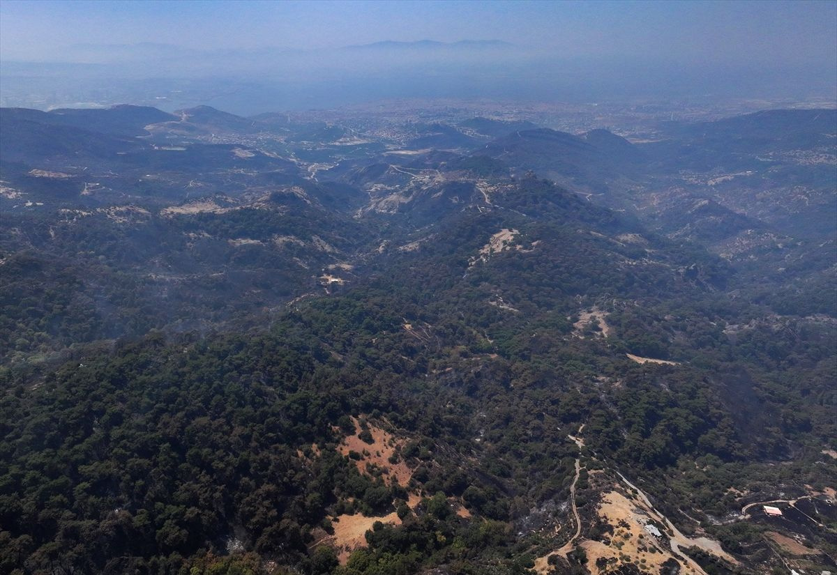 İzmir Yamanlar ve Urla ile Bolu Göynük'teki orman yangınları kontrol altına alındı