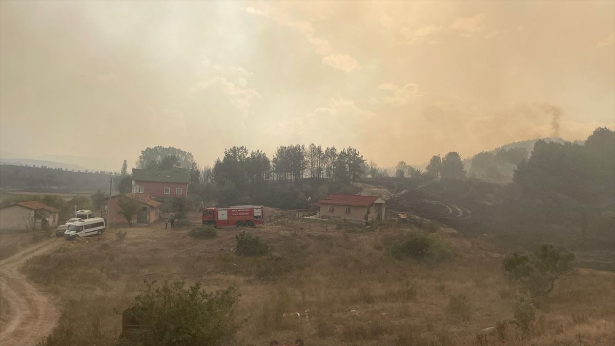 Ankara'da başlayan yangın Bolu'ya sıçradı! Bir köy tedbir amaçlı boşaltıldı