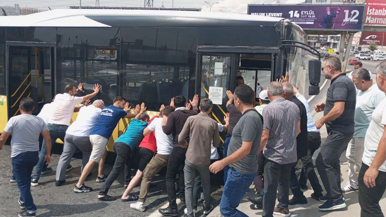 Avcılar'da İETT otobüsü kaza yaptı! Edirne istikameti trafiğe kapatıldı