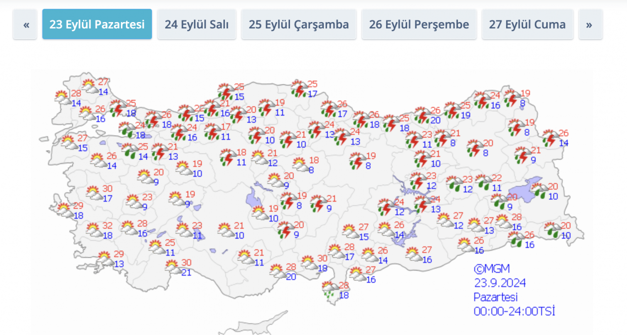 Havaya dikkat! Meteoroloji ve AFAD bu şehirleri uyardı: Kuvvetli yağış bekleniyor!