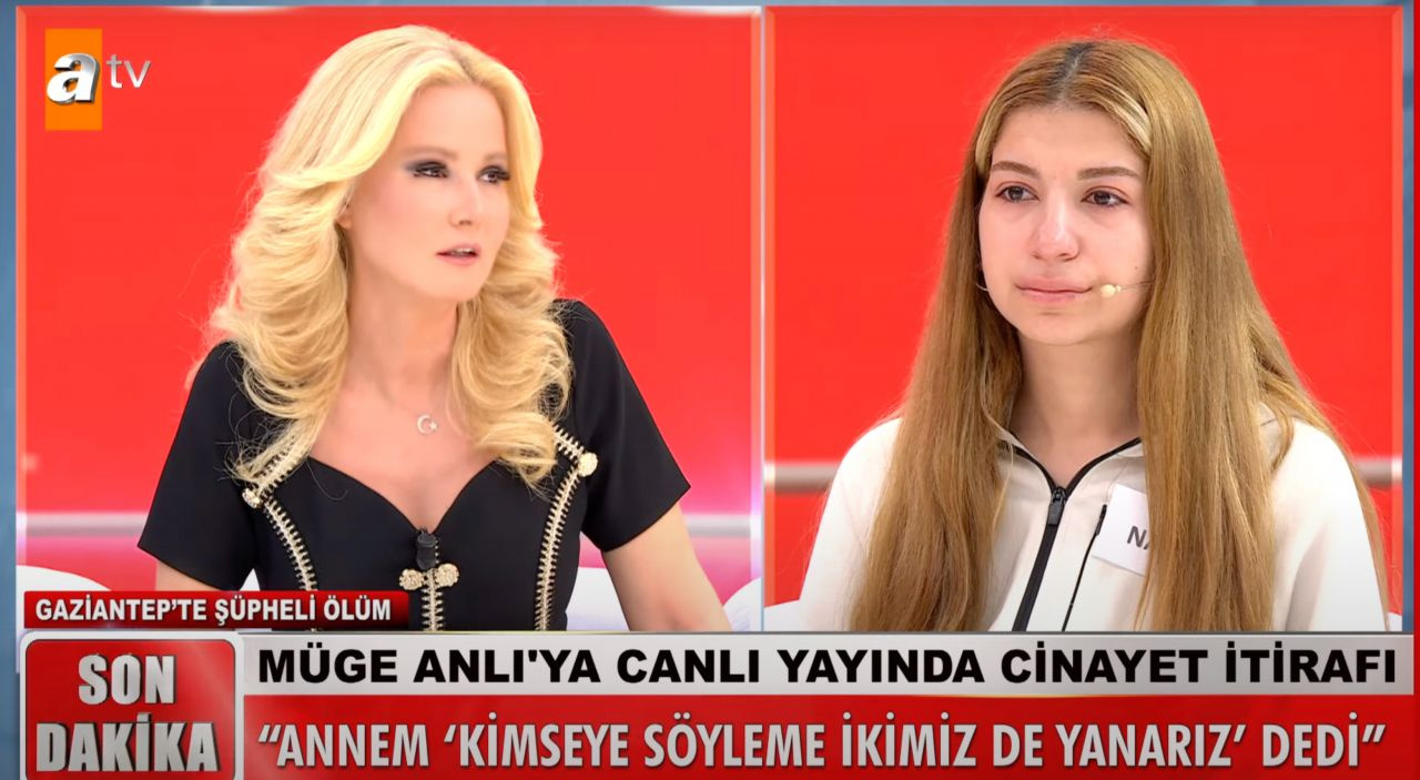 Müge Anlı'da cinayet itirafı! Naime 'Babamı annem ve sevgilisi öldürdü' dedi, Emine yayından kaçtı