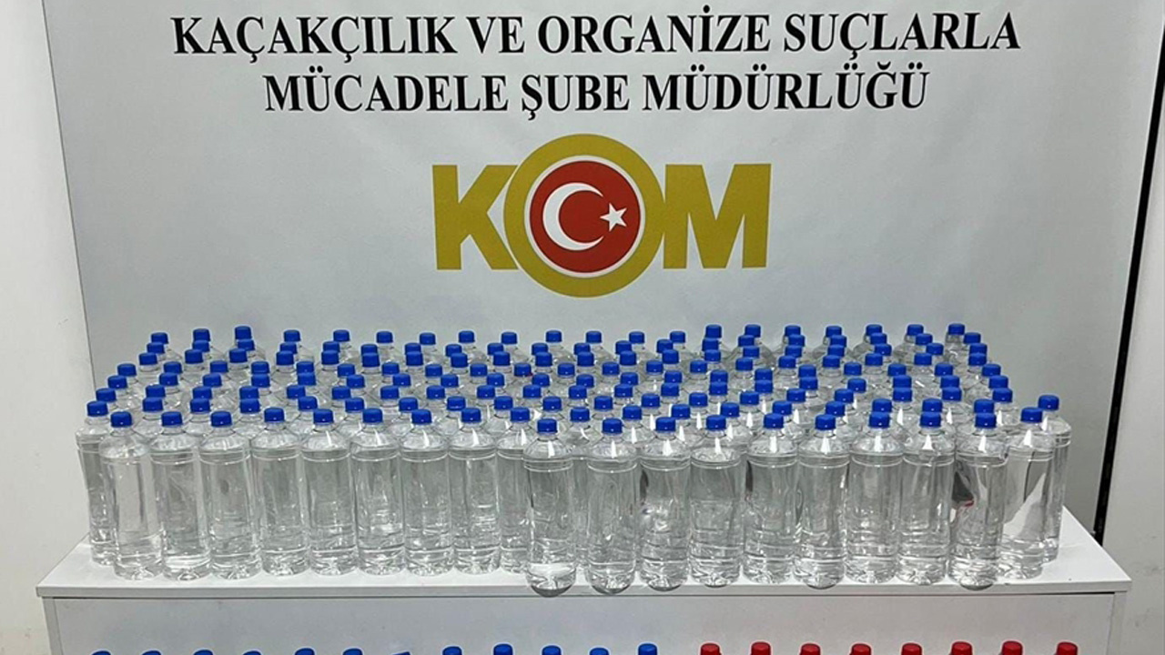 Samsun'da 320 litre etil alkol ele geçirildi