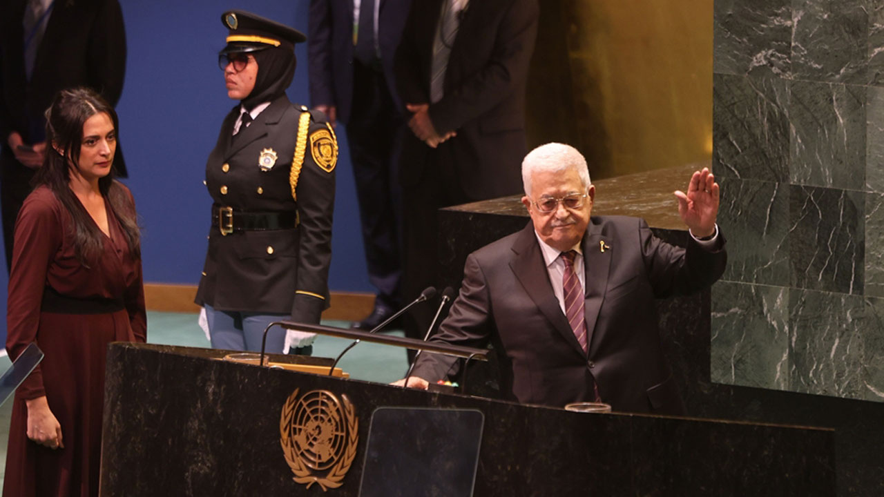 Mahmud Abbas BM Genel Kurulu'na seslendi: Gazze'nin tek karışını bile İsrail'e vermeyeceğiz