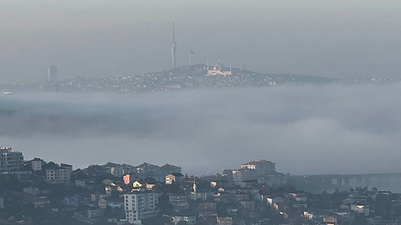 İstanbul'un bazı bölgelerinde sis etkili oldu