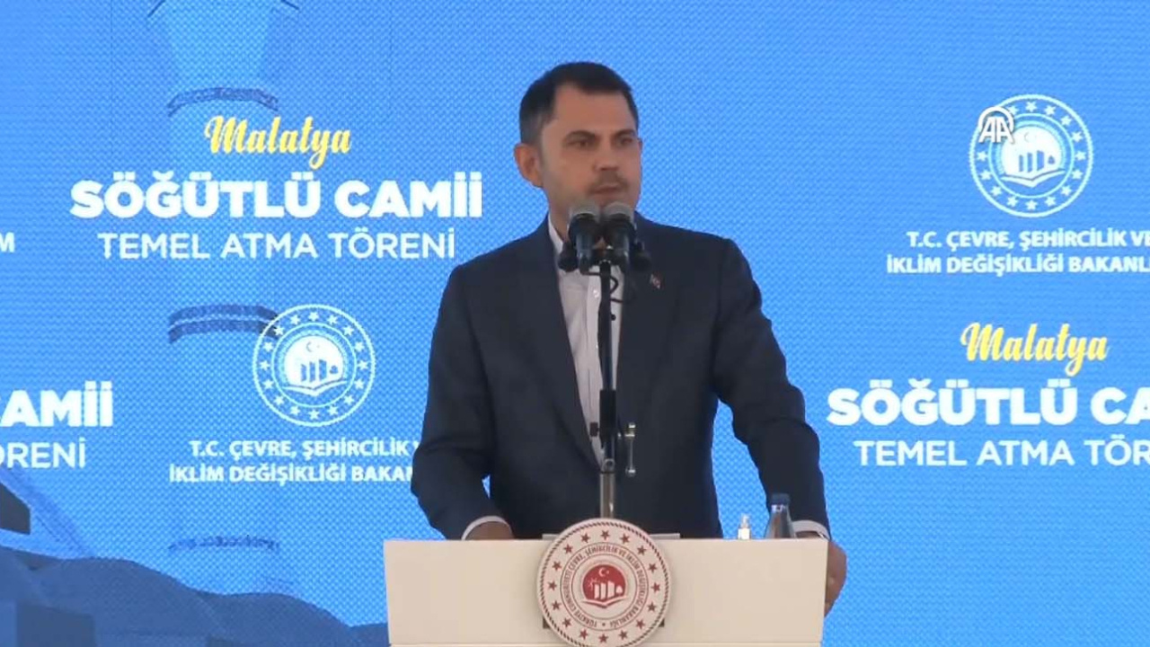 Murat Kurum Söğütlü Cami temel atma töreninde konuştu: İsrail'in hedefi Anadolu'dur!