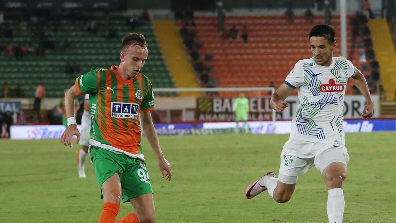 Alanyaspor, sahasında Çaykur Rizespor'u tek golle mağlup etti