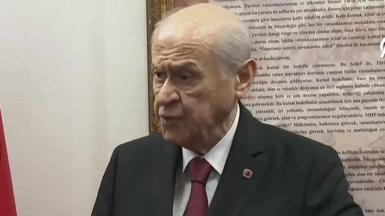 Devlet Bahçeli'den DEM Partililerle tokalaşma açıklaması