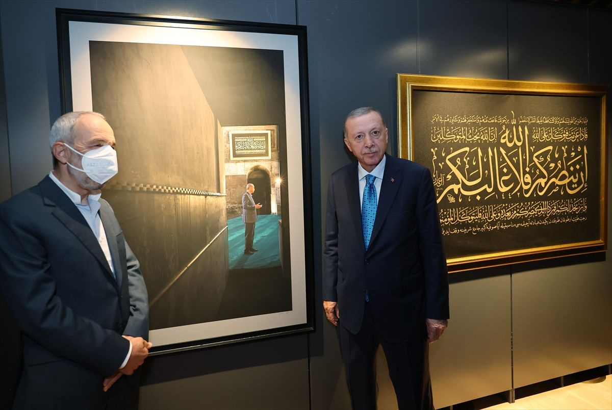 Cumhurbaşkanı Erdoğan, "Ayasofya Fotoğrafları" sergisini ziyaret etti