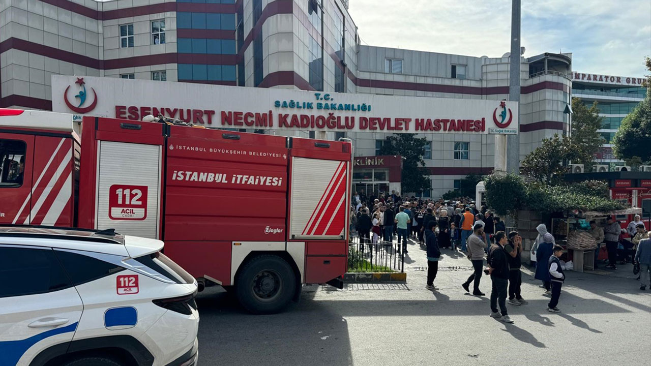 Esenyurt Necmi Kadıoğlu Devlet Hastanesi'nde yangın paniği