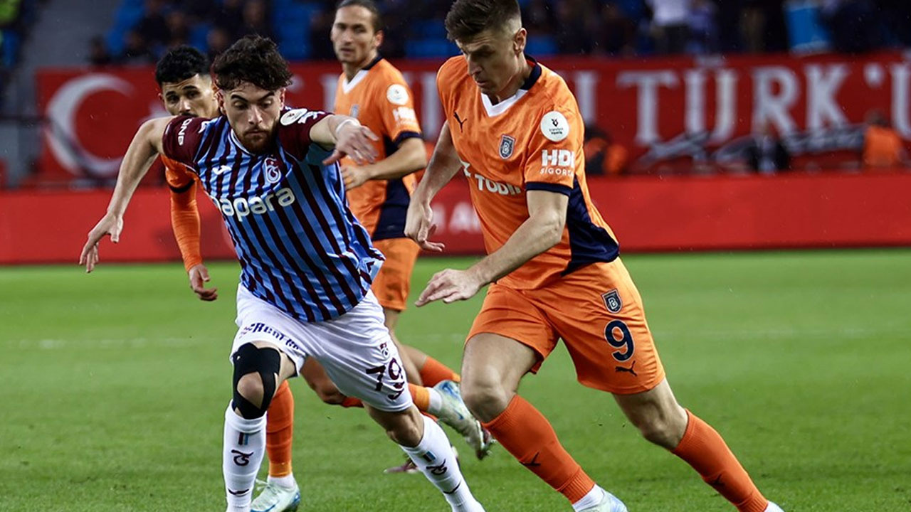 Trabzonspor, Başakşehir'i Edin Visca'nın golüyle mağlup etti