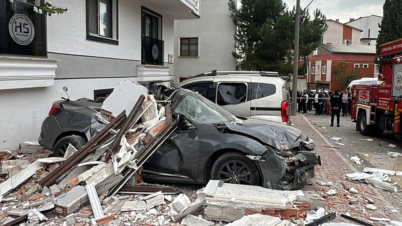 Kocaeli'de doğal gaz patladı ortalık savaş alanına döndü! Yaralılar var