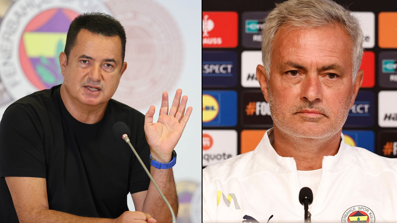 Fenerbahçe'de Acun Ilıcalı'dan Jose Mourinho'ya olay sözler! 'Kendine Gel'