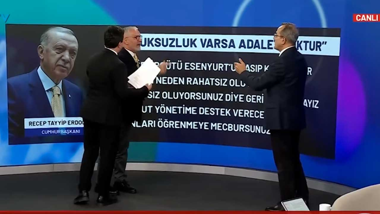 Ekol TV'de tansiyon yükseldi! Şaban Sevinç ile Hadi Özışık ayakta kapıştı