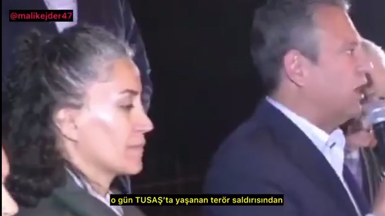 Özgür Özel TUSAŞ'a terör saldırısı deyince Devrim Demir'in yüzü asıldı iddiası