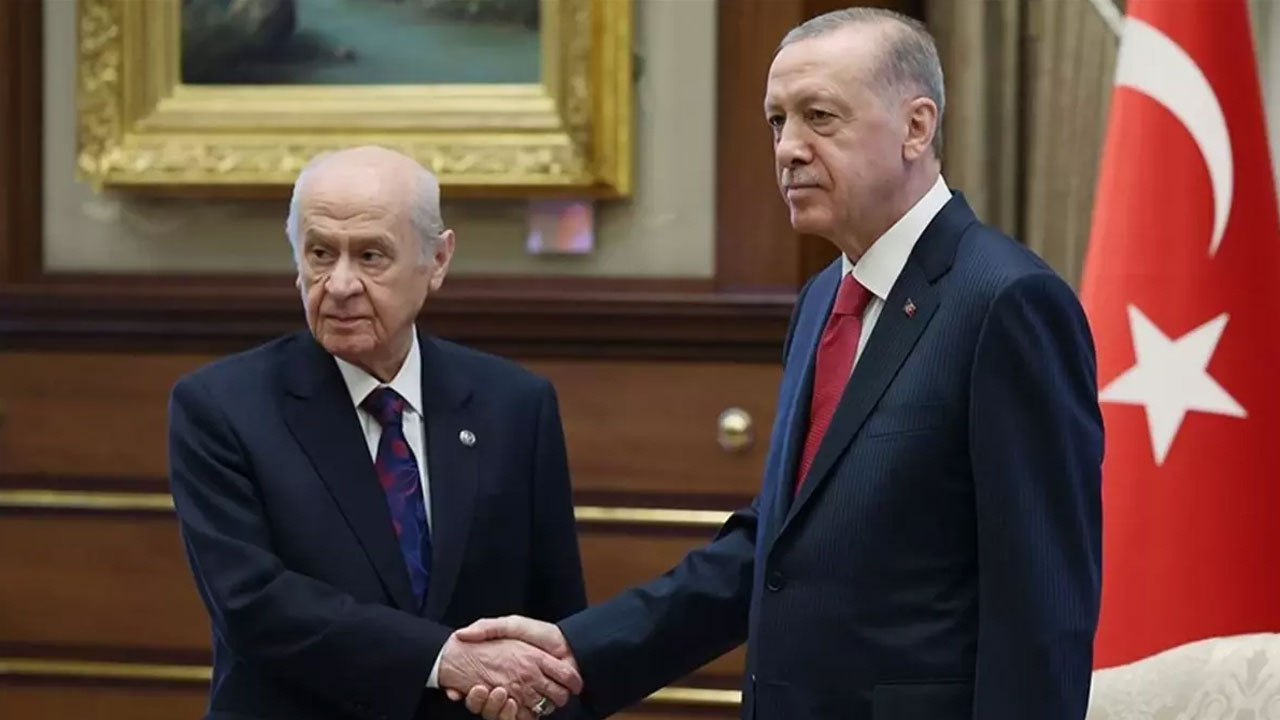 Cumhurbaşkanı Erdoğan ile MHP Lideri Bahçeli ile görüştü