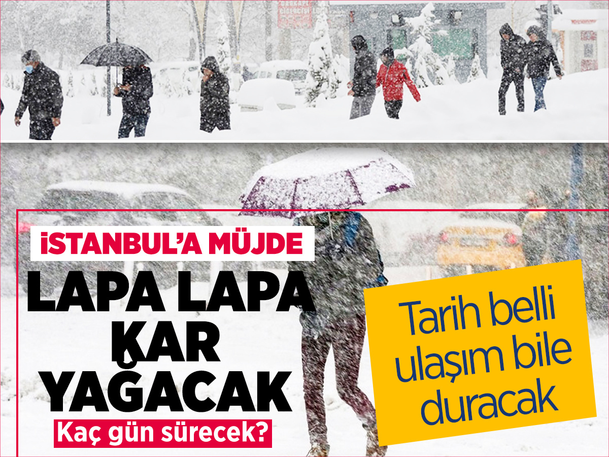 İstanbul'a lapa lapa kar geliyor! Tarihi duyurdu ve uyardı; ulaşım bile duracak