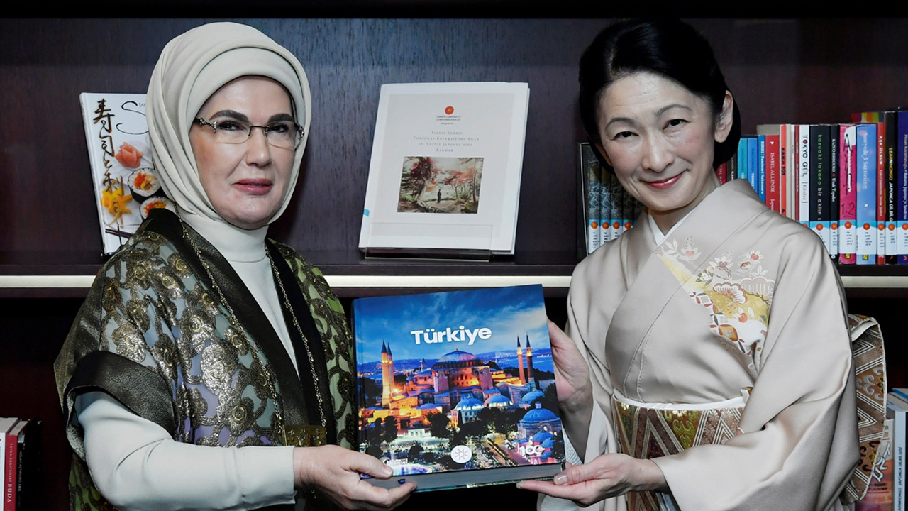 Emine Erdoğan'dan Japonya Veliaht Prensesi Akishino ile görüşmesine ilişkin paylaşım