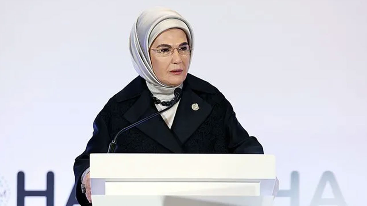 Emine Erdoğan: İsrail'in Filistin'de gerçekleştirdiği postmodern bir Holokost'tur