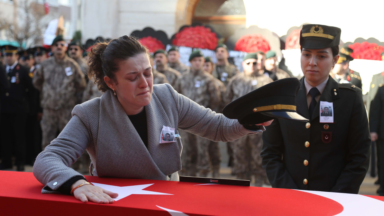 Şehit Teğmen Tunahan Dağlı, Samsun'da son yolculuğuna uğurlandı