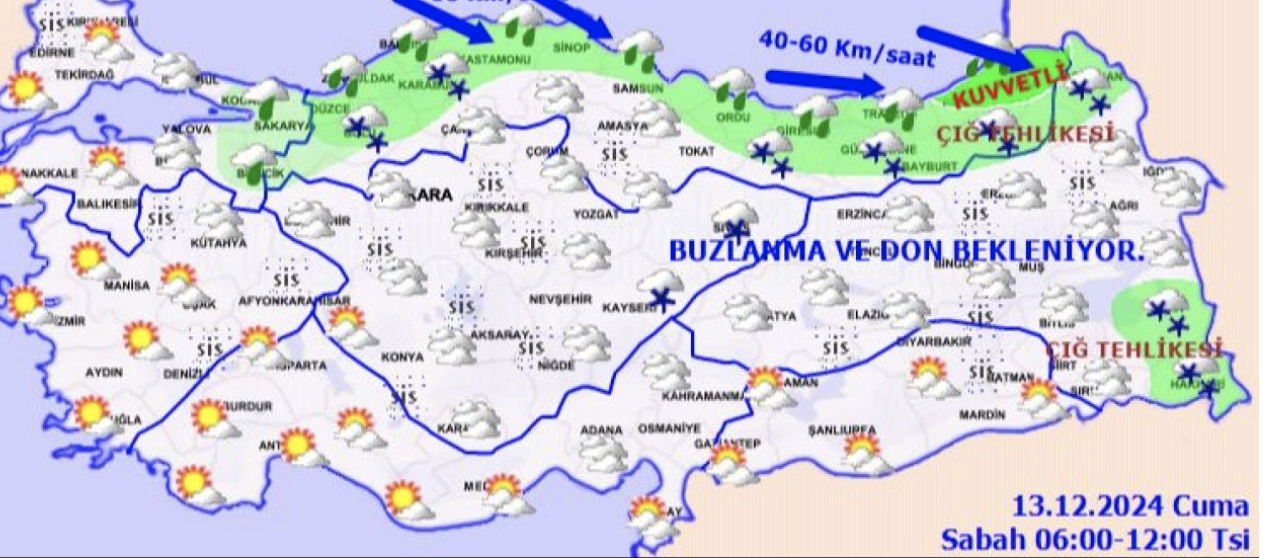 Çok şiddetli kar yağacak meteoroloji bu iller uyardı! Fena geliyor, hazır olun