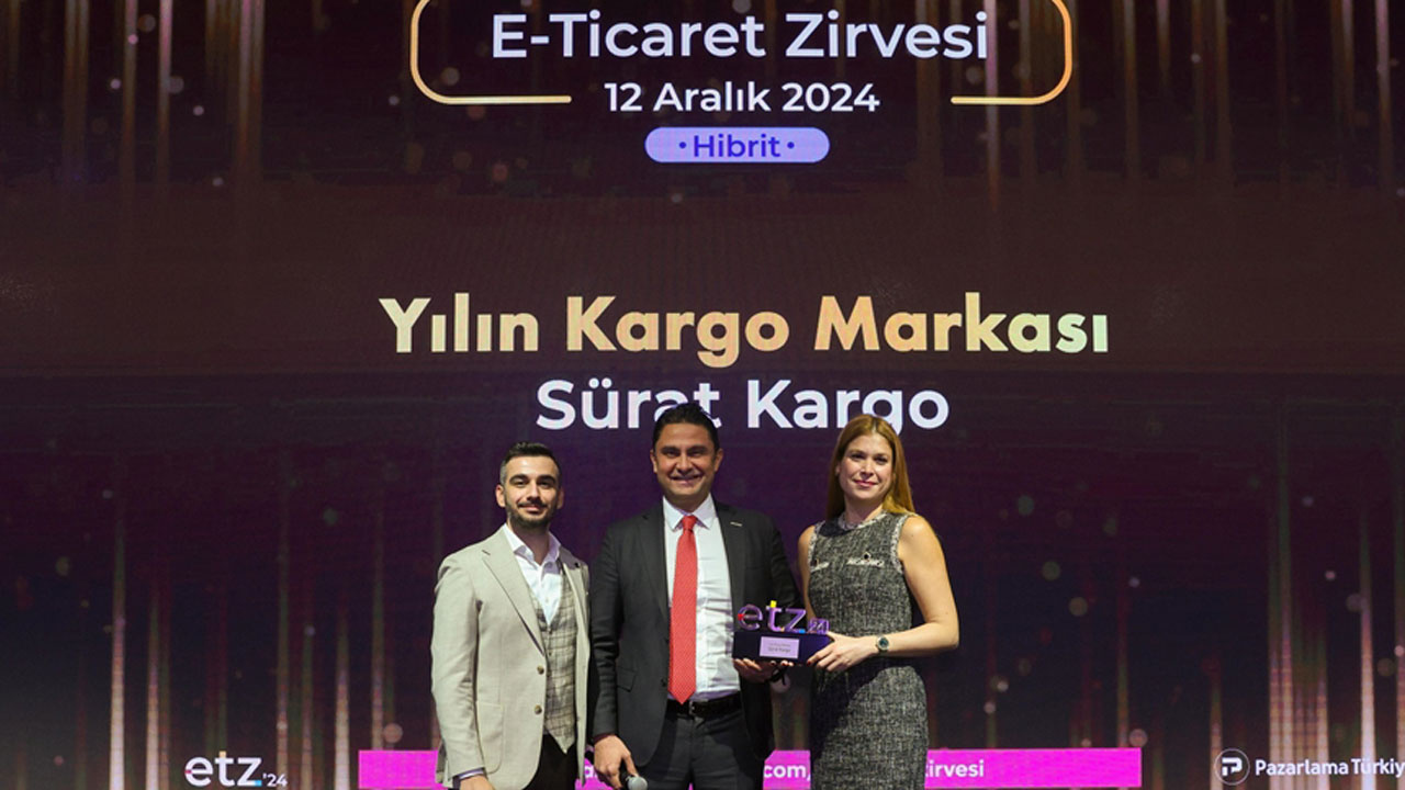 Sürat Kargo, E-Ticaret Zirvesi'nde "yılın kargo şirketi" seçildi