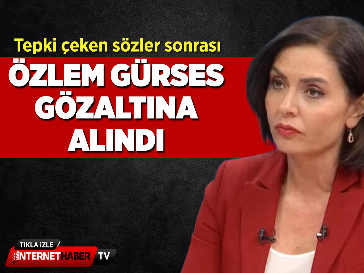 TSK sözleri sonrası Özlem Gürses gözaltına alındı