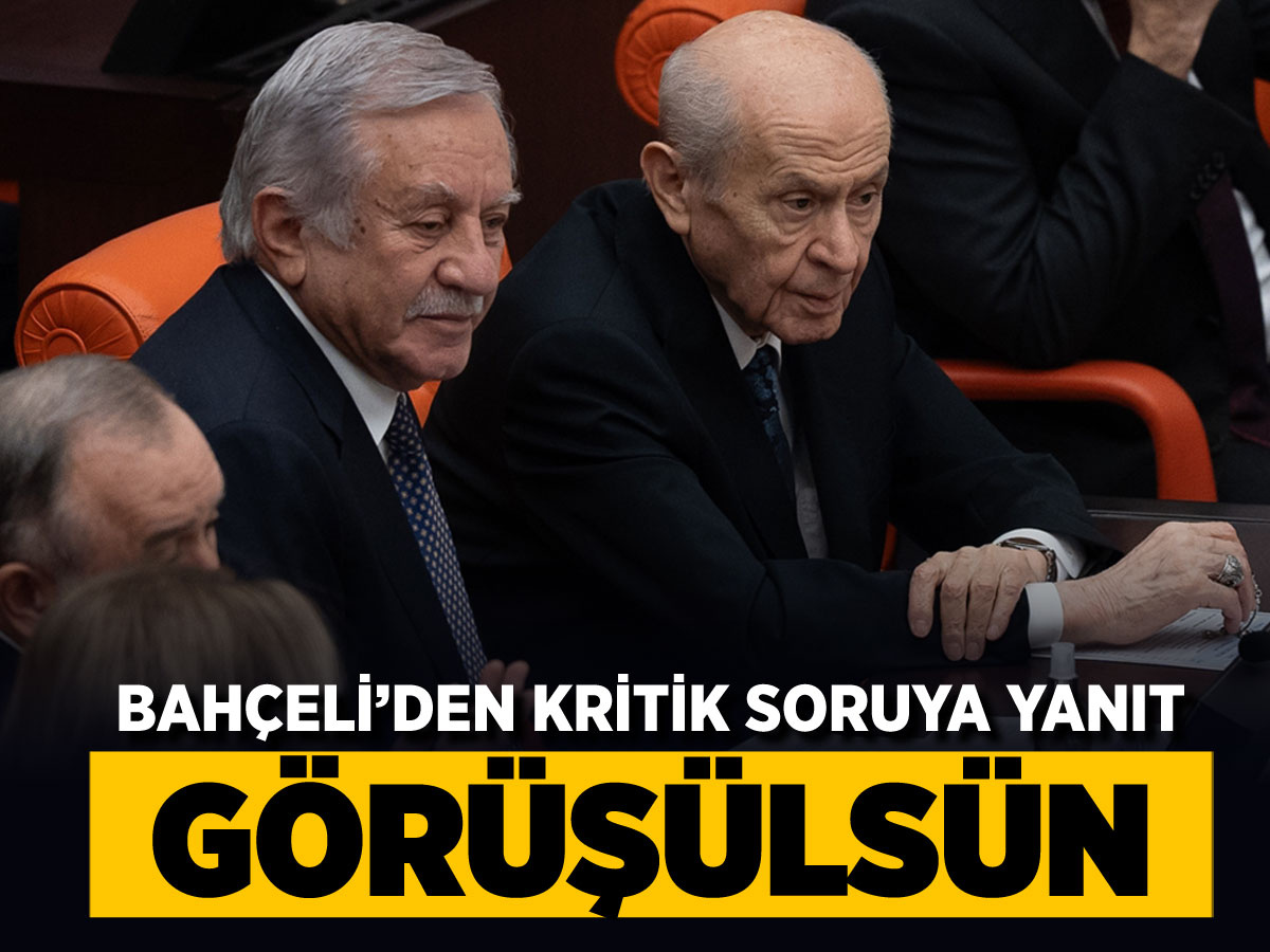 Devlet Bahçeli'den DEM Parti'nin İmralı ziyareti talebiyle ilgili açıklama