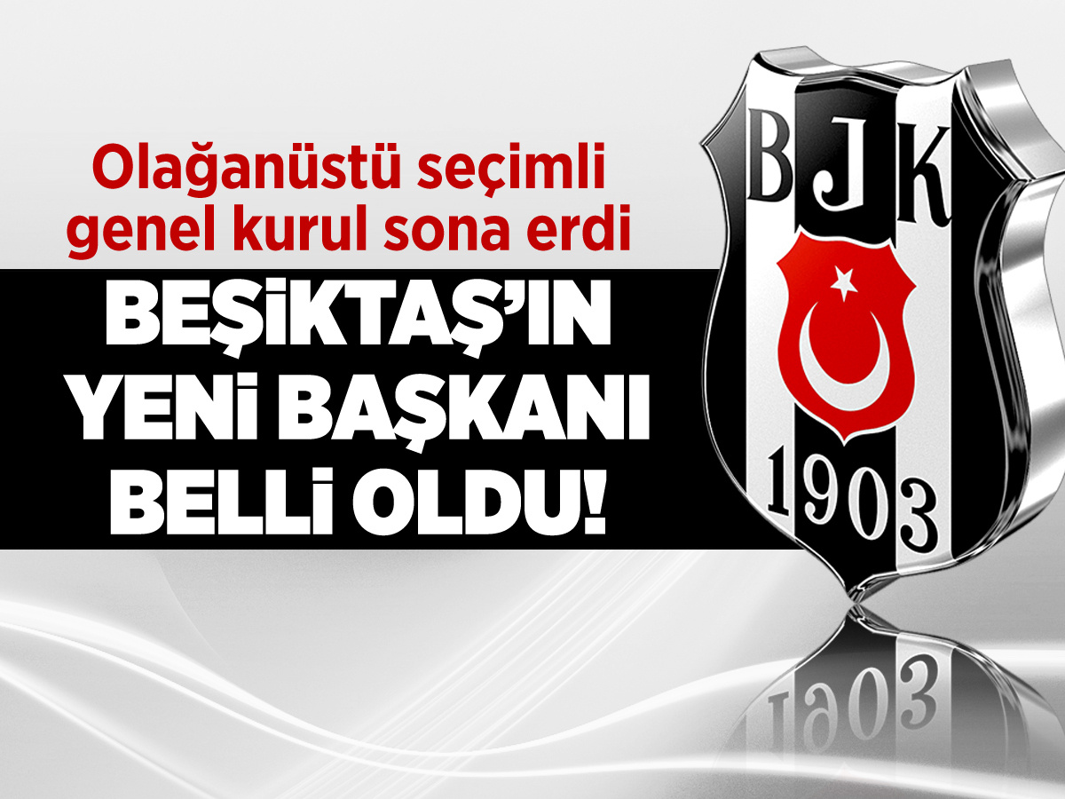 Beşiktaş'ın yeni Başkanı Serdal Adalı oldu!