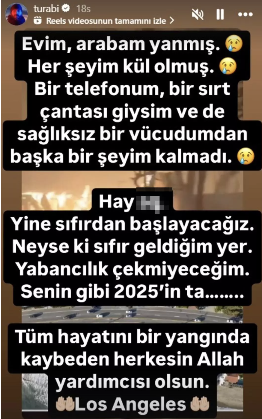 Survivor Turabi ABD'deki servetini kaybetti! Yangında evi ve arabası küle döndü: Sıfırdan başlayacağız