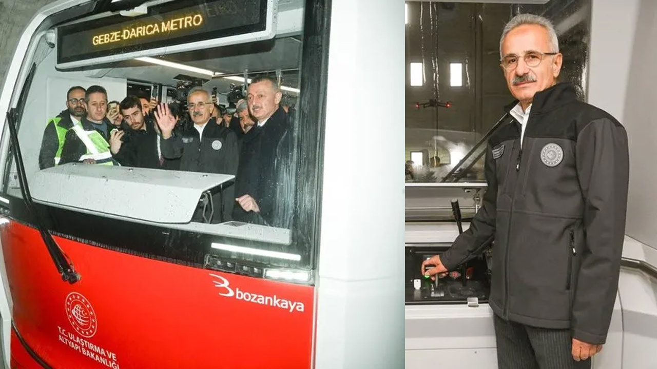 Gabze-Darıca Metro Hattı'nda sona doğru! Bakan Uraloğlu tarih verdi .