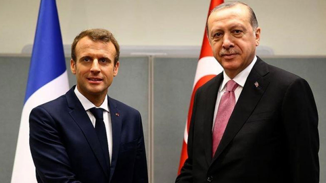 Cumhurbaşkanı Erdoğan, Macron ile görüştü