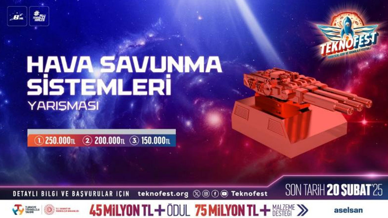 TEKNOFEST Hava Savunma Sistemleri Yarışması için başvurular devam ediyor