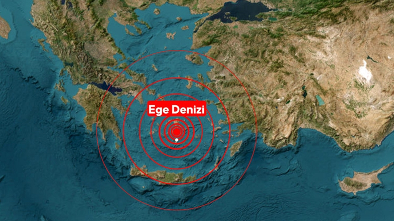 Ege Denizi'nde 6 dakika arayla 2 deprem oldu! AFAD depremlerin şiddetini duyurdu