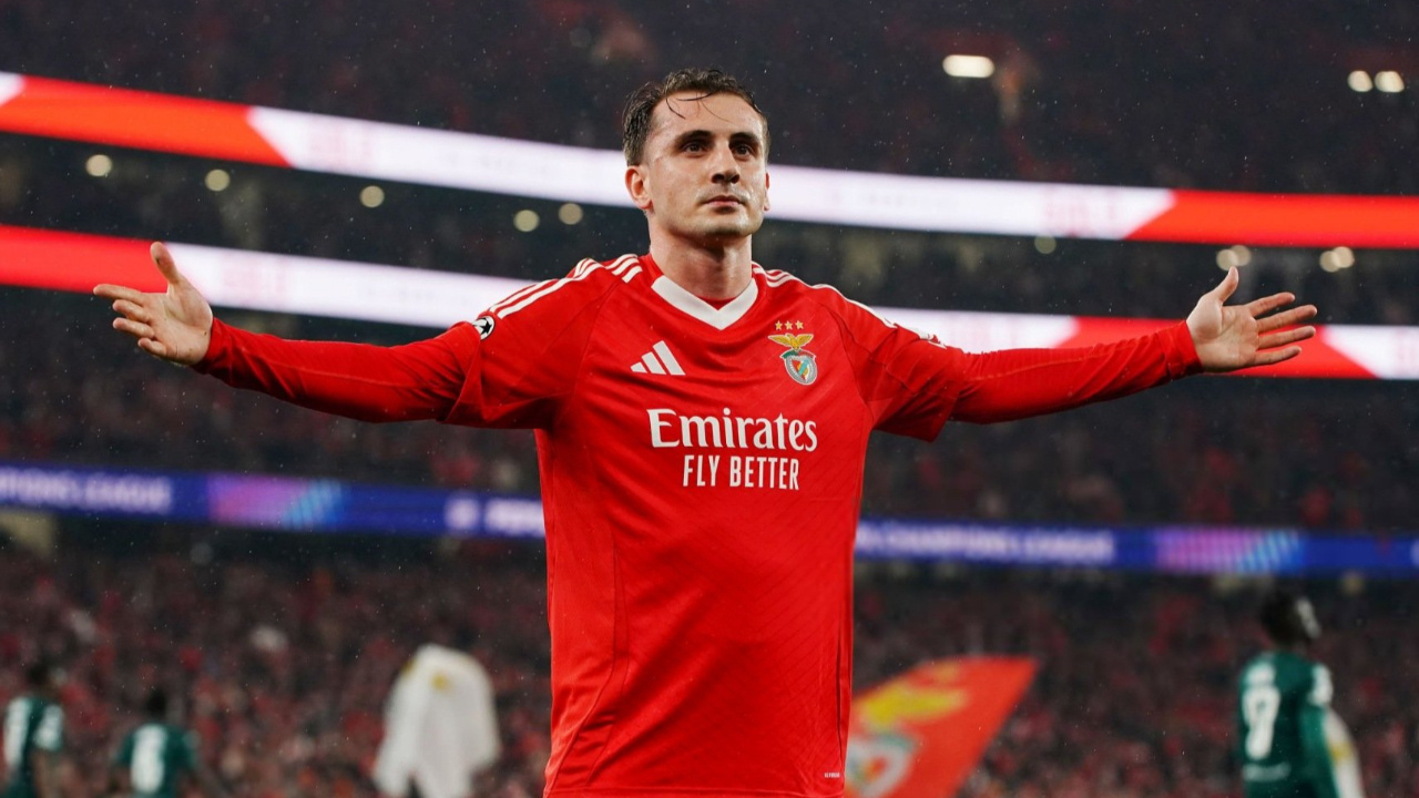 Kerem Aktürkoğlu ve Orkun Kökçü, turu Benfica'ya getirdi