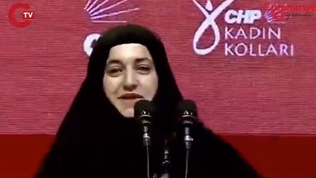 'AK Parti'den CHP'ye geçtim' dedi başörtülü kadın sosyal medyada gündem oldu