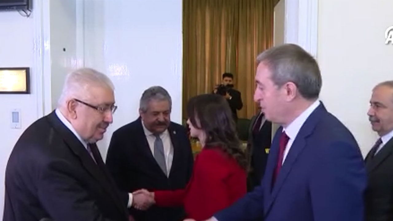 DEM Parti heyeti, MHP Grubunu ziyaret etti
