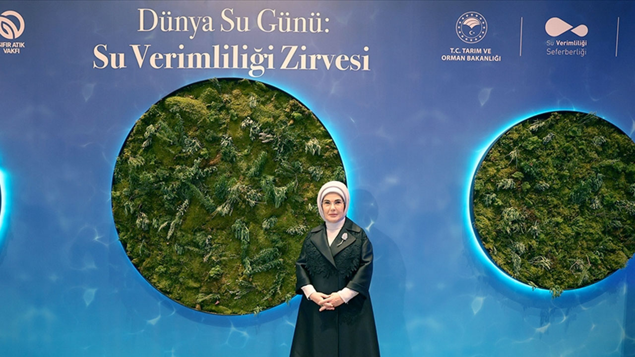 Emine Erdoğan'dan "22 Mart Dünya Su Günü: Su Verimliliği Zirvesi"ne ilişkin paylaşım