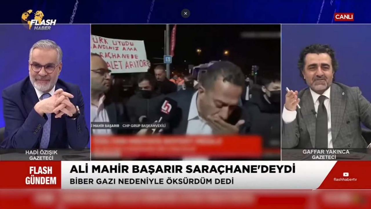 Ali Mahir Başarır Allah muhafaza az daha böyle kör oluyordu