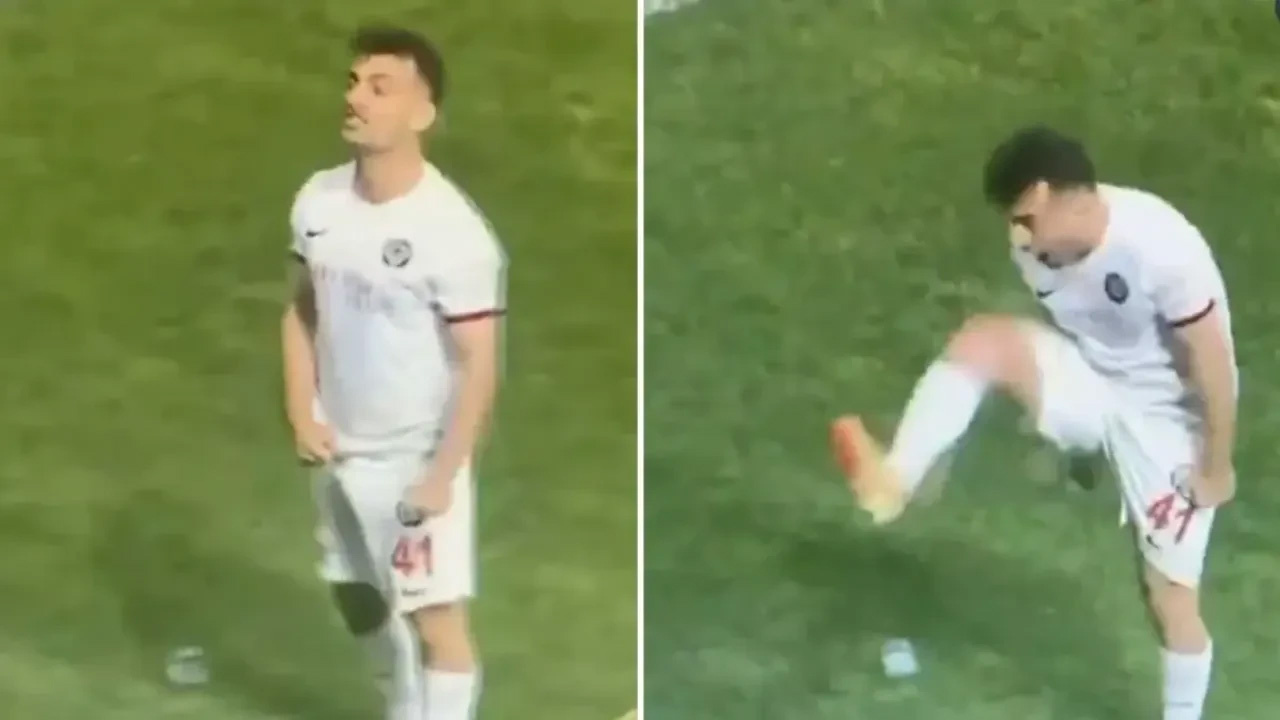 Burak Süleyman'dan Amedspor tribününe olay hareket! Ayağının halini paylaştı