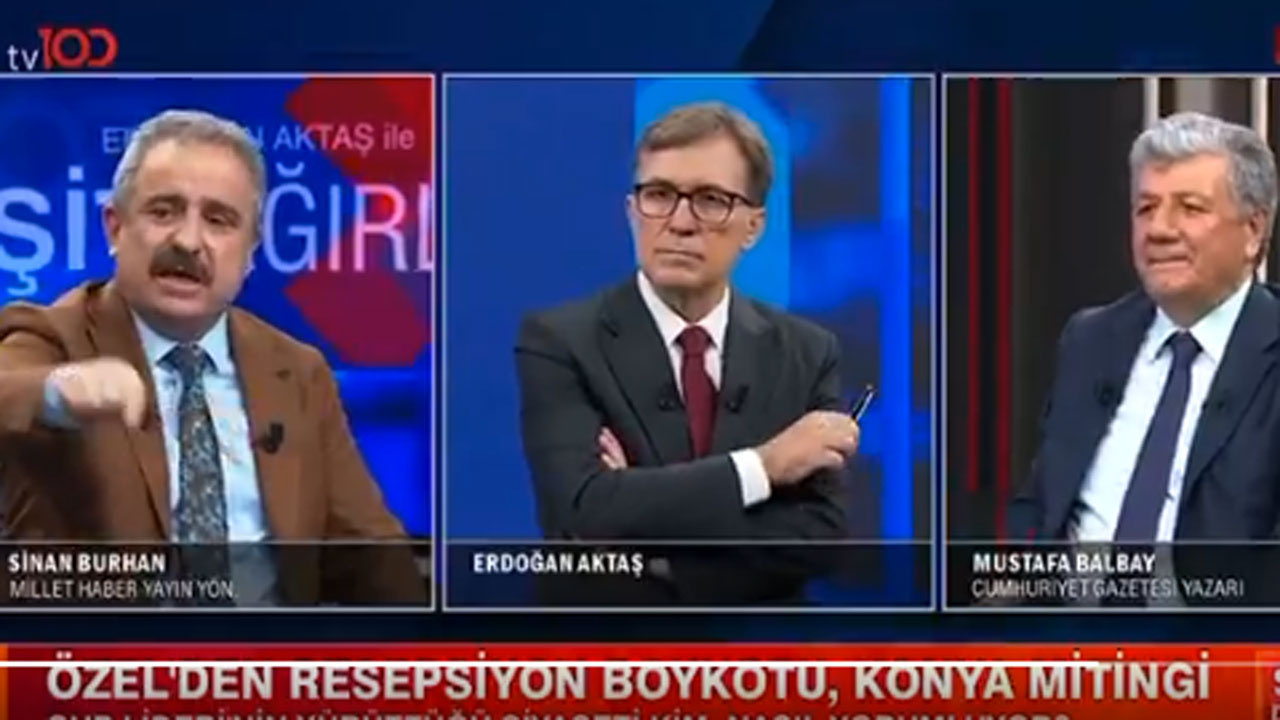 TV100'de CHP'li Balbay 'sandık adil olacak' dedi Sinan Burhan'ın yanıtı gündem oldu